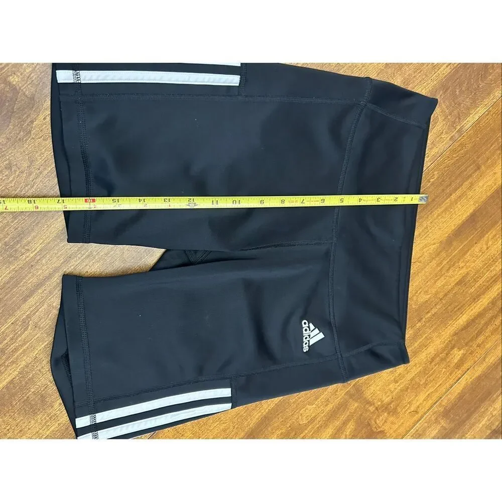 Adidas Primegreen Aeroready Women's 3-Stripe Biker Shorts Size M Black NWOT